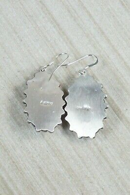 Turquoise & Sterling Silver Earrings - Freida Martinez