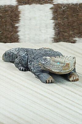 Horned Toad Zuni Fetish Carving - Tony Mackel