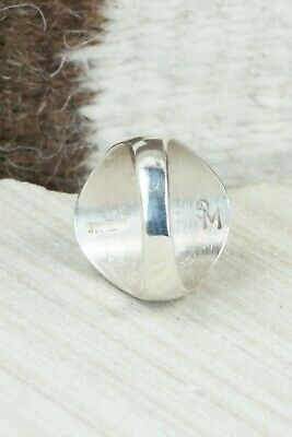 Turquoise & Sterling Silver Inlay Ring - Wilbert Gray - Size 10