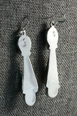 Navajo Turquoise & Sterling Silver Earrings - Roger Pino