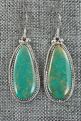 Turquoise & Sterling Silver Earrings - Sharon McCarthy