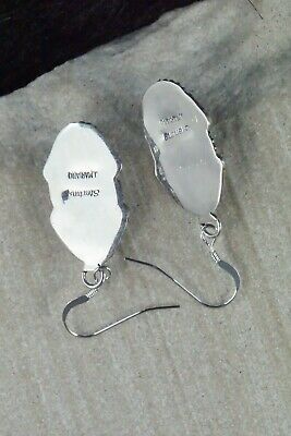 Navajo Turquoise & Sterling Silver Earrings - Jan Mariano