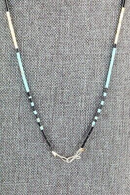 Turquoise, Shell, Coral & Sterling Silver Necklace - Esquipula Tenorio