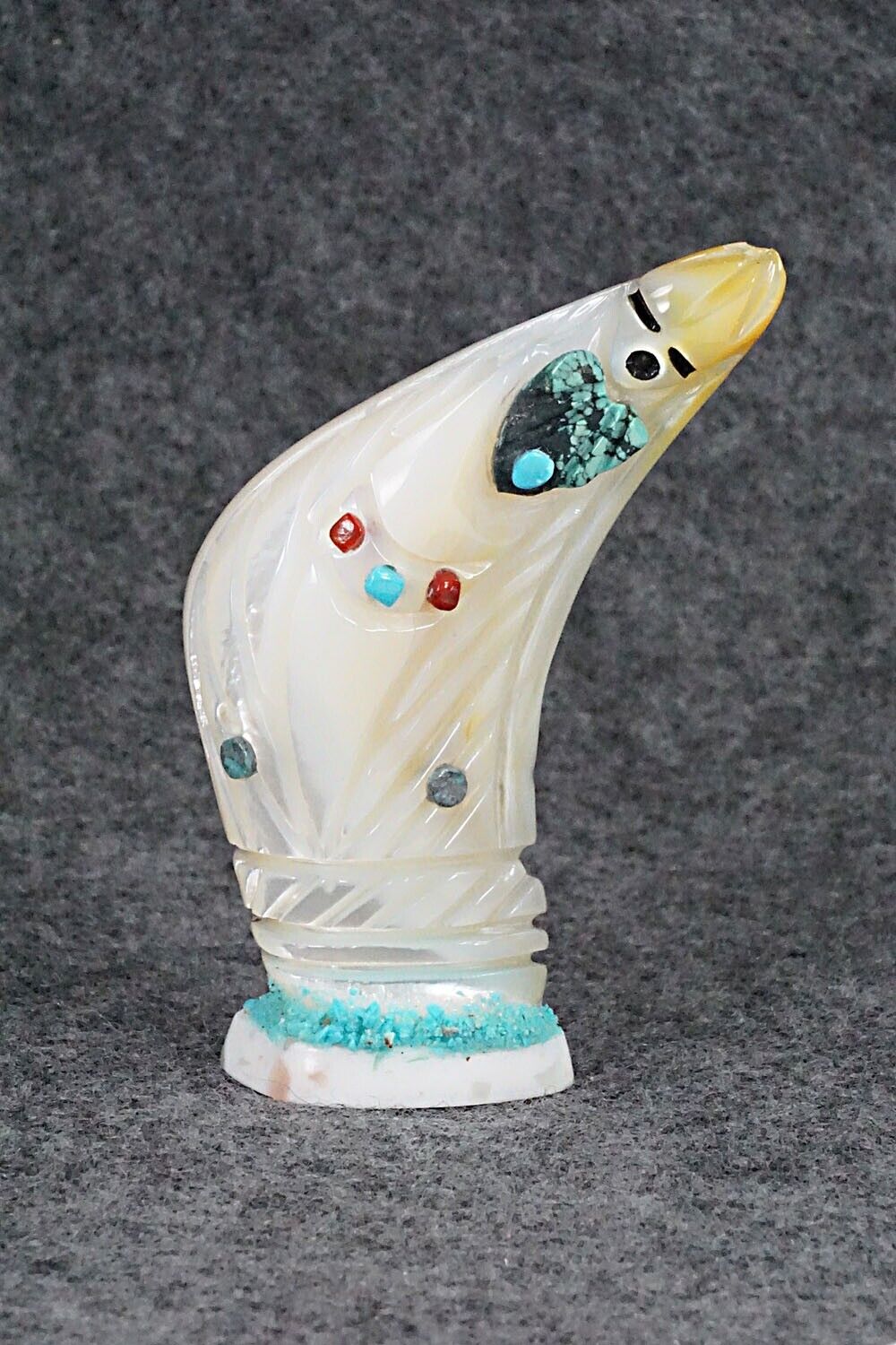 Corn Maiden Zuni Fetish Carving - Vickie Quandelacy