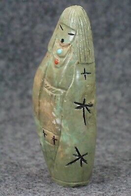 Corn Maiden Zuni Fetish Carving - Sandra Quandelacy