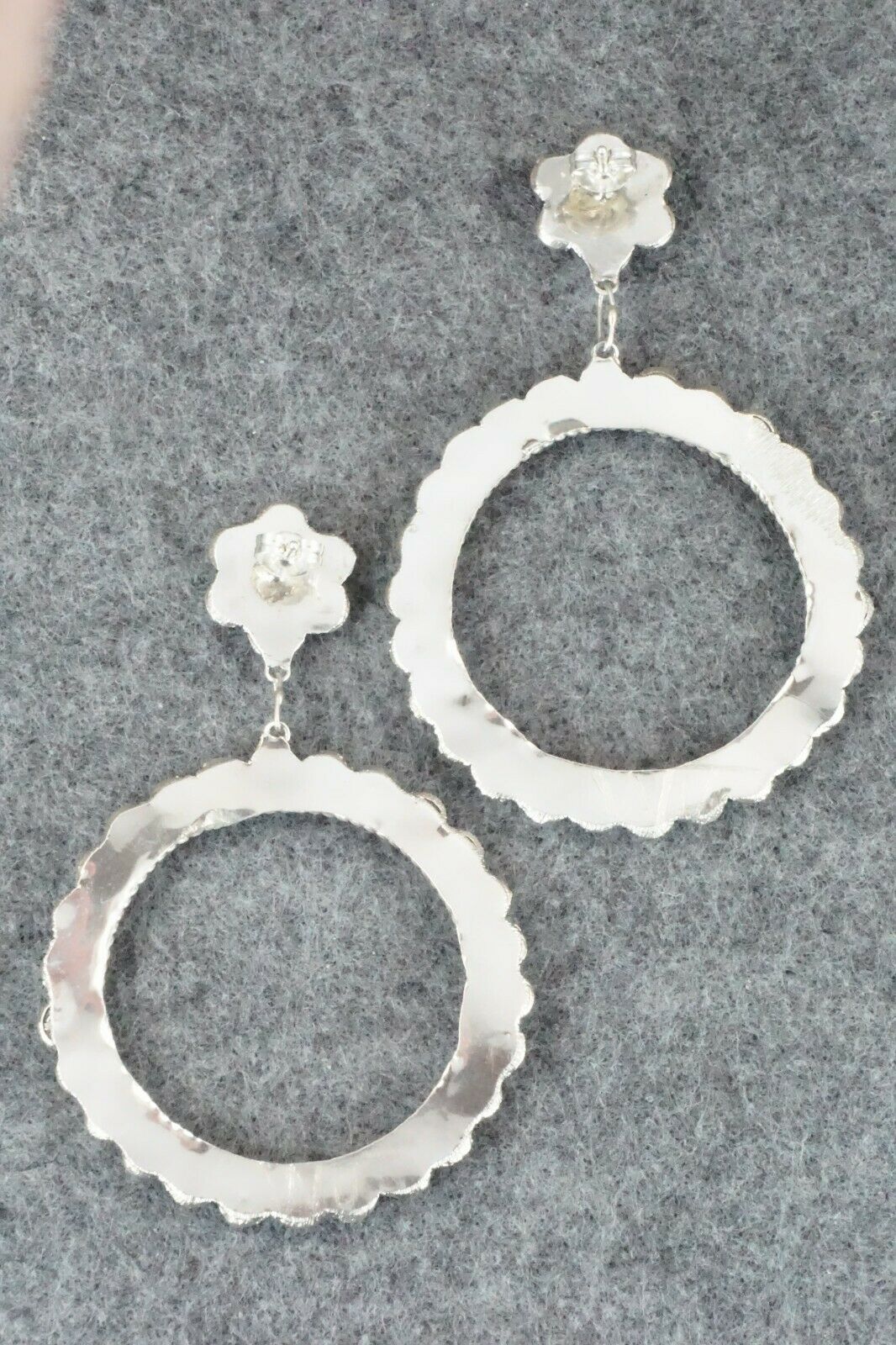 Turquoise & Sterling Silver Earrings - Waylon Johnson