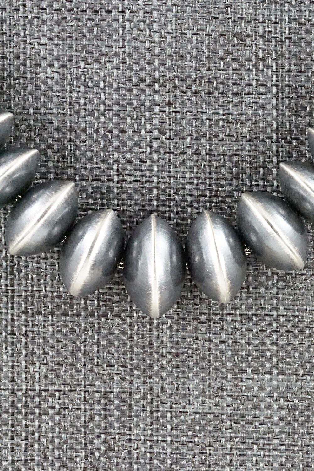 Navajo Pearl Sterling Silver Necklace Set - Preston Haley