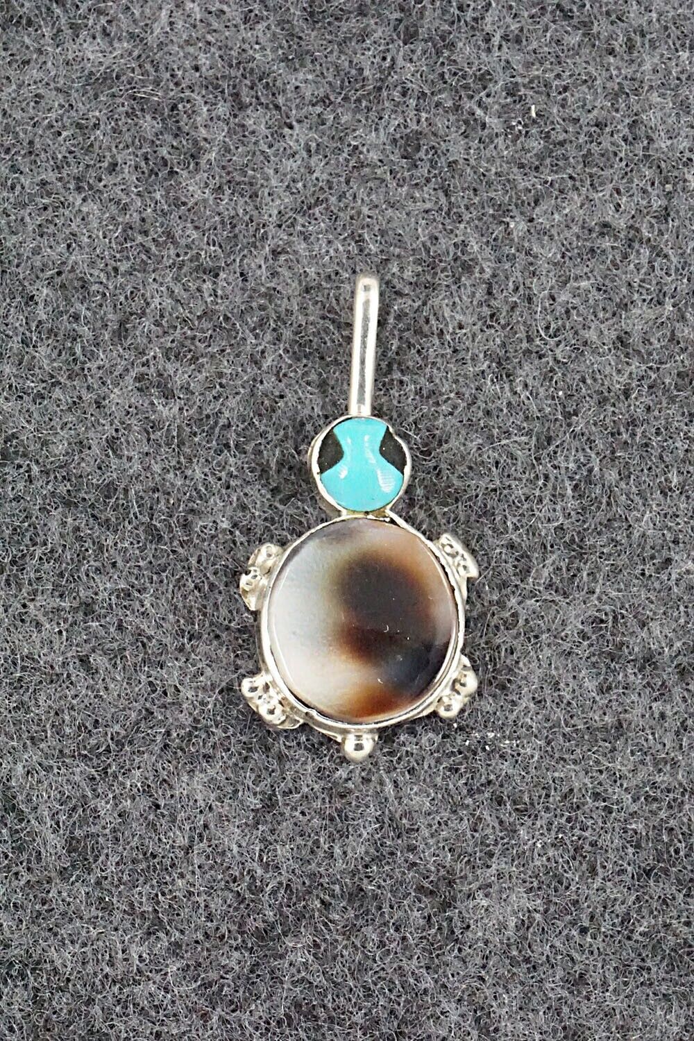 Multi Stone & Sterling Silver Pendant - Kathryn Qualo