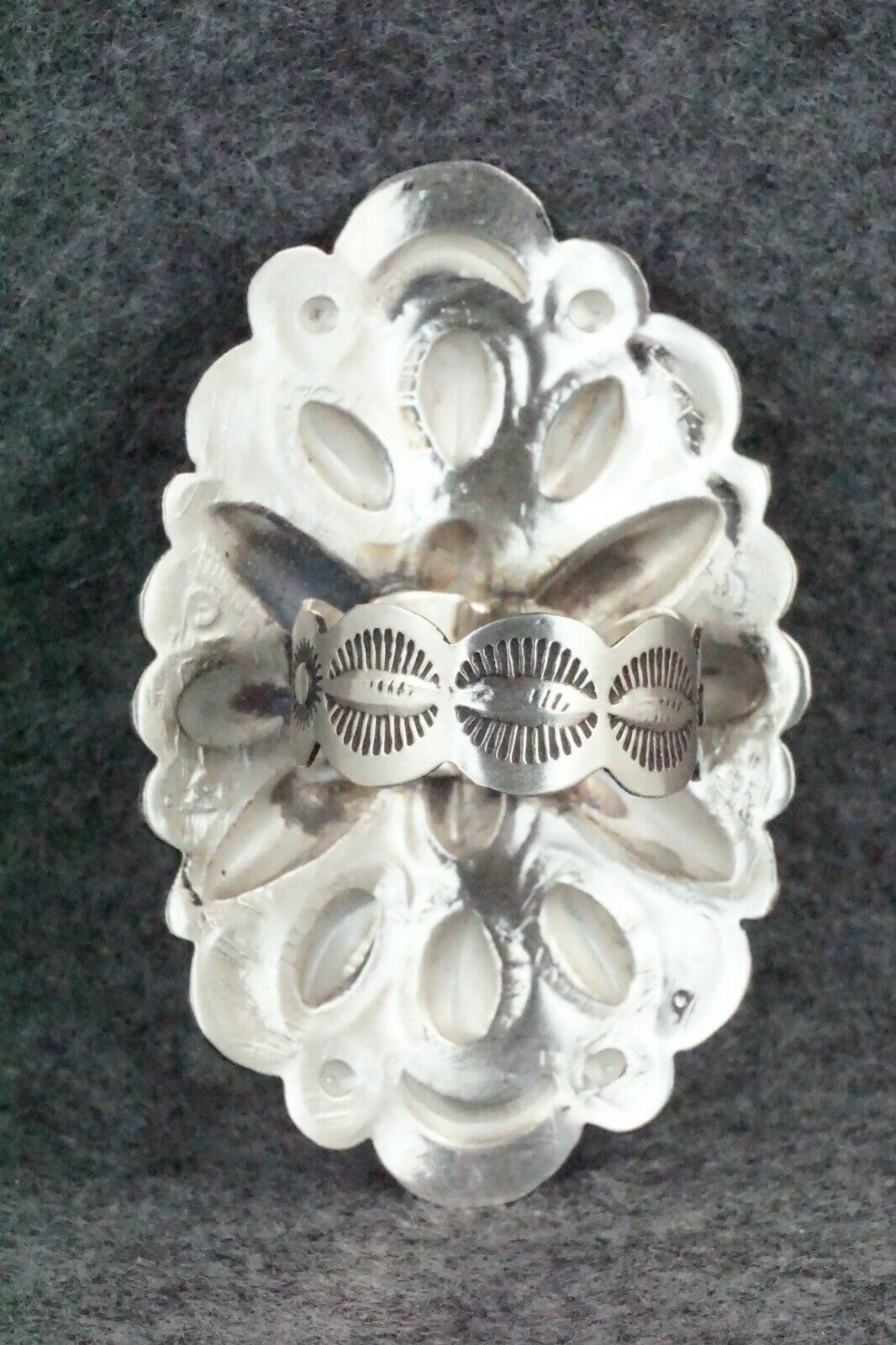 Sterling Silver Ring - Leander Tahe - Size 9.5