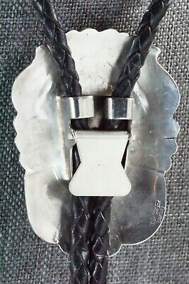Turquoise & Sterling Silver Bolo Tie - Richard Singer
