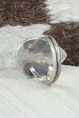 Spiny Oyster and Sterling Silver Ring - Selina Warner - Size 8.5