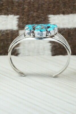 Turquoise & Sterling Silver Bracelet - Ted Brea
