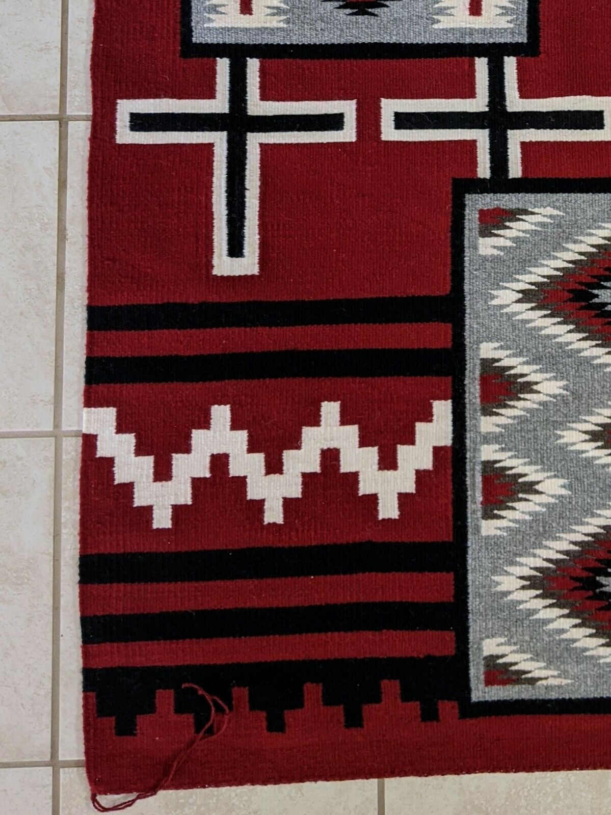 Navajo Handwoven Rug - 48.5in x 32in - Rena Klah