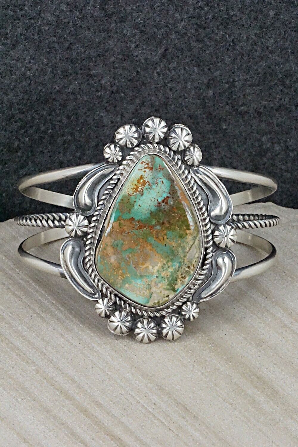 Turquoise & Sterling Silver Bracelet - Jeff James Jr.
