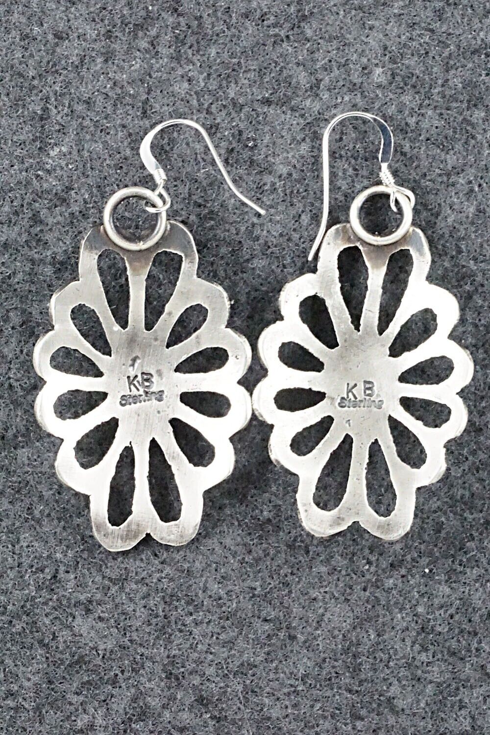 Turquoise & Sterling Silver Earrings - Linberg Billah