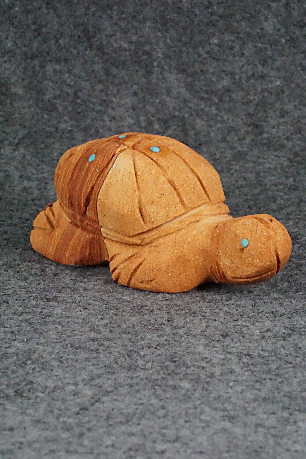 Turtle Zuni Fetish Carving - Louise Ponchuella