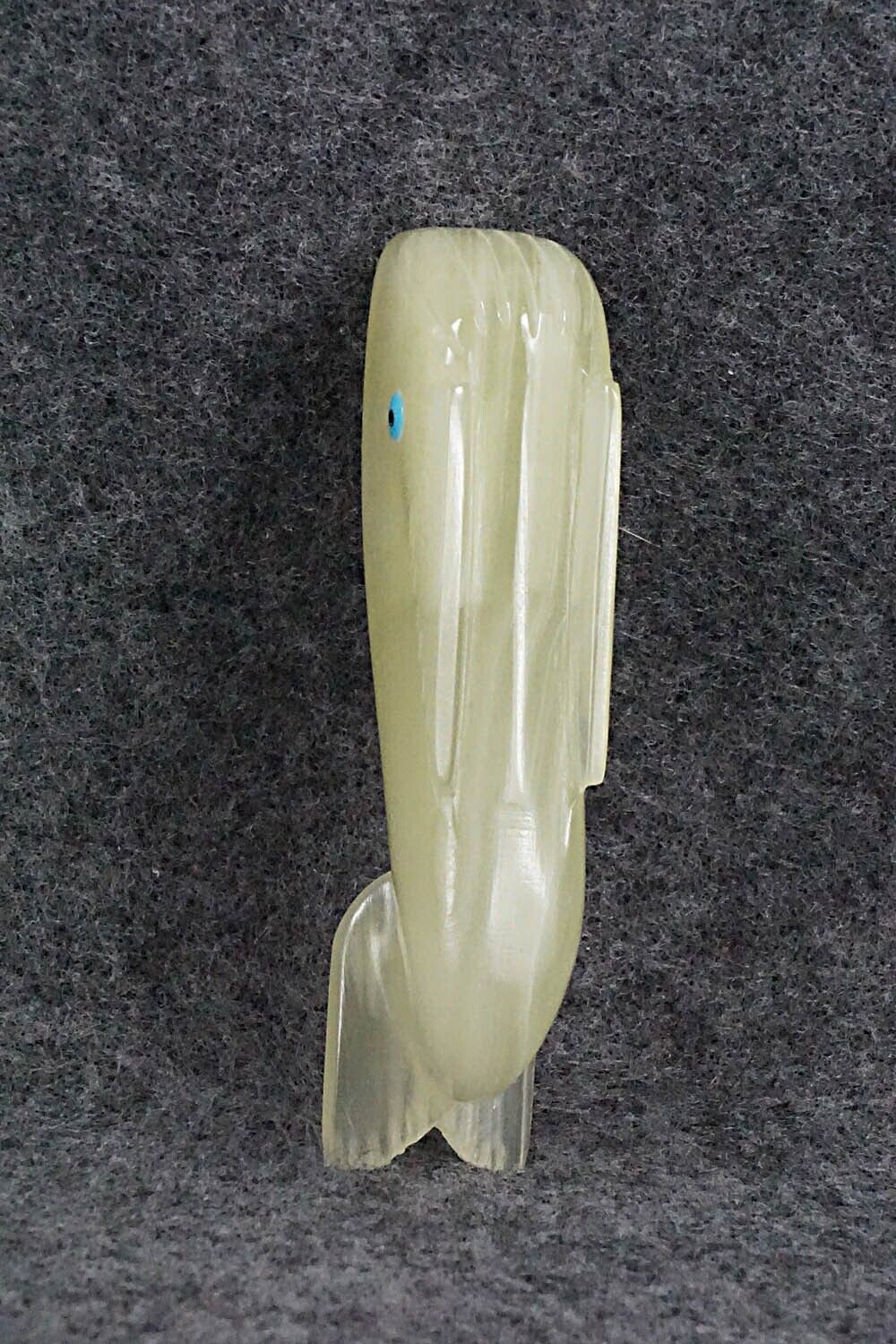 Whale Zuni Fetish Carving - Alex Tsethlikai