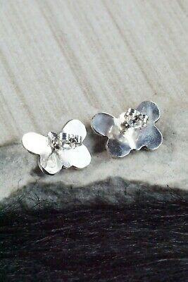 Turquoise & Sterling Silver Earrings - Gloria Lonasee - High Lonesome Trading