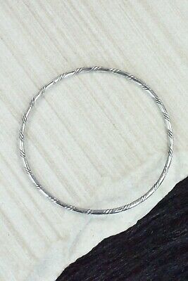 Sterling Silver Bangle - Elaine Tahe