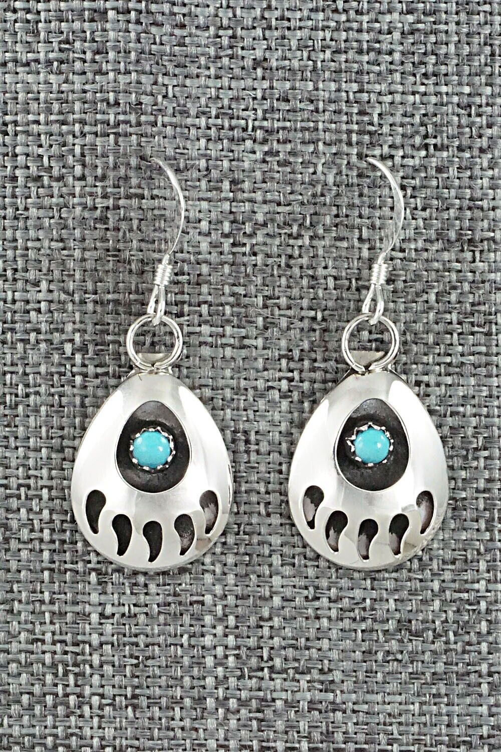 Turquoise & Sterling Silver Earrings - Leta Parker