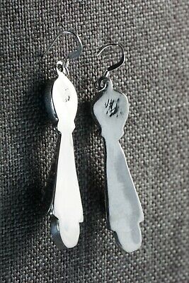 Navajo Turquoise & Sterling Silver Earrings - Roger Pino