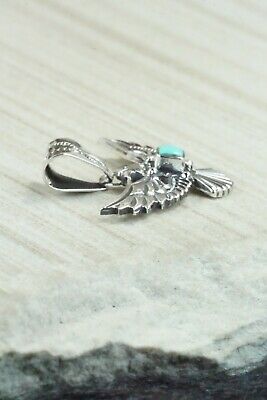 Turquoise & Sterling Silver Pendant - Kay Delgarito