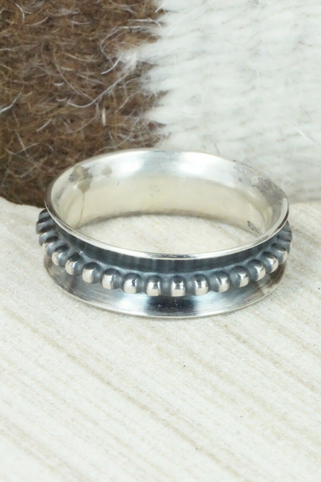 Sterling Silver Ring - Navajo - Size 15.25