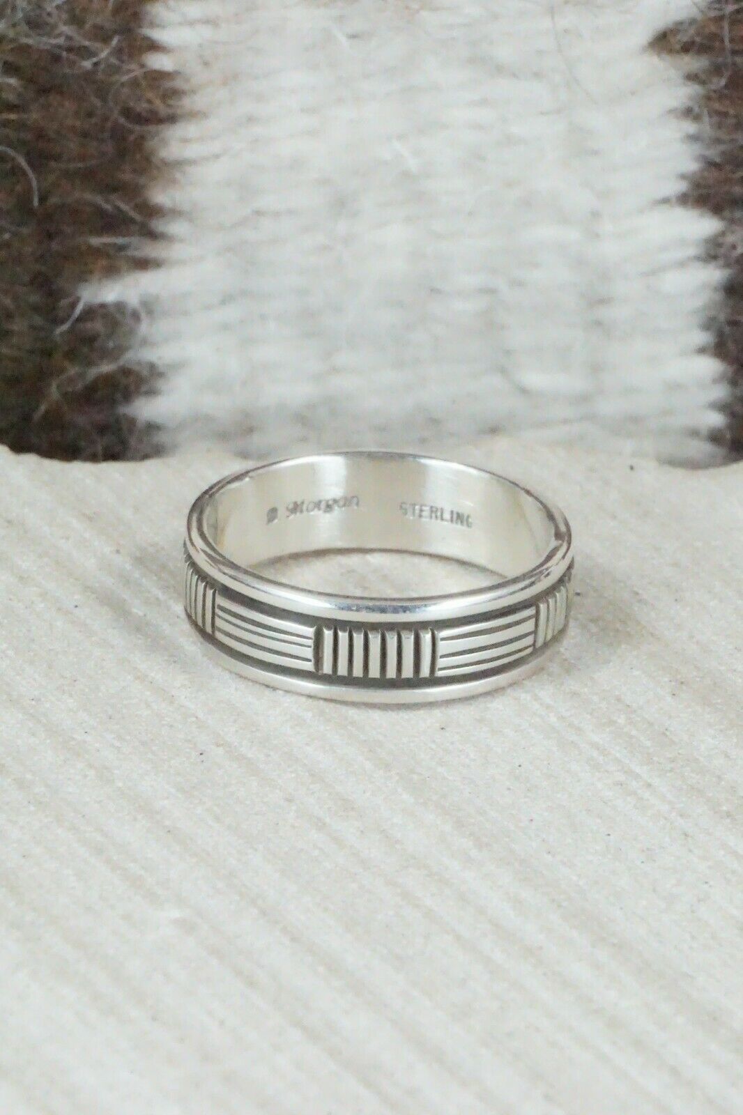 Sterling Silver Ring - Bruce Morgan - Size 12