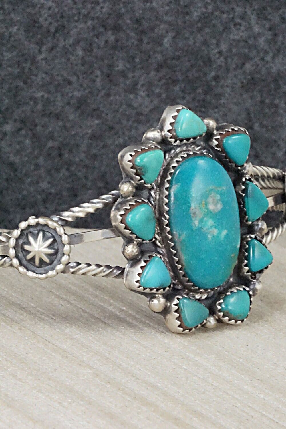 Turquoise & Sterling Silver Bracelet - Roberta Begay
