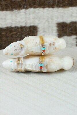Bear and Wolf Zuni Fetish Carving - Peter Gasper - High Lonesome Trading