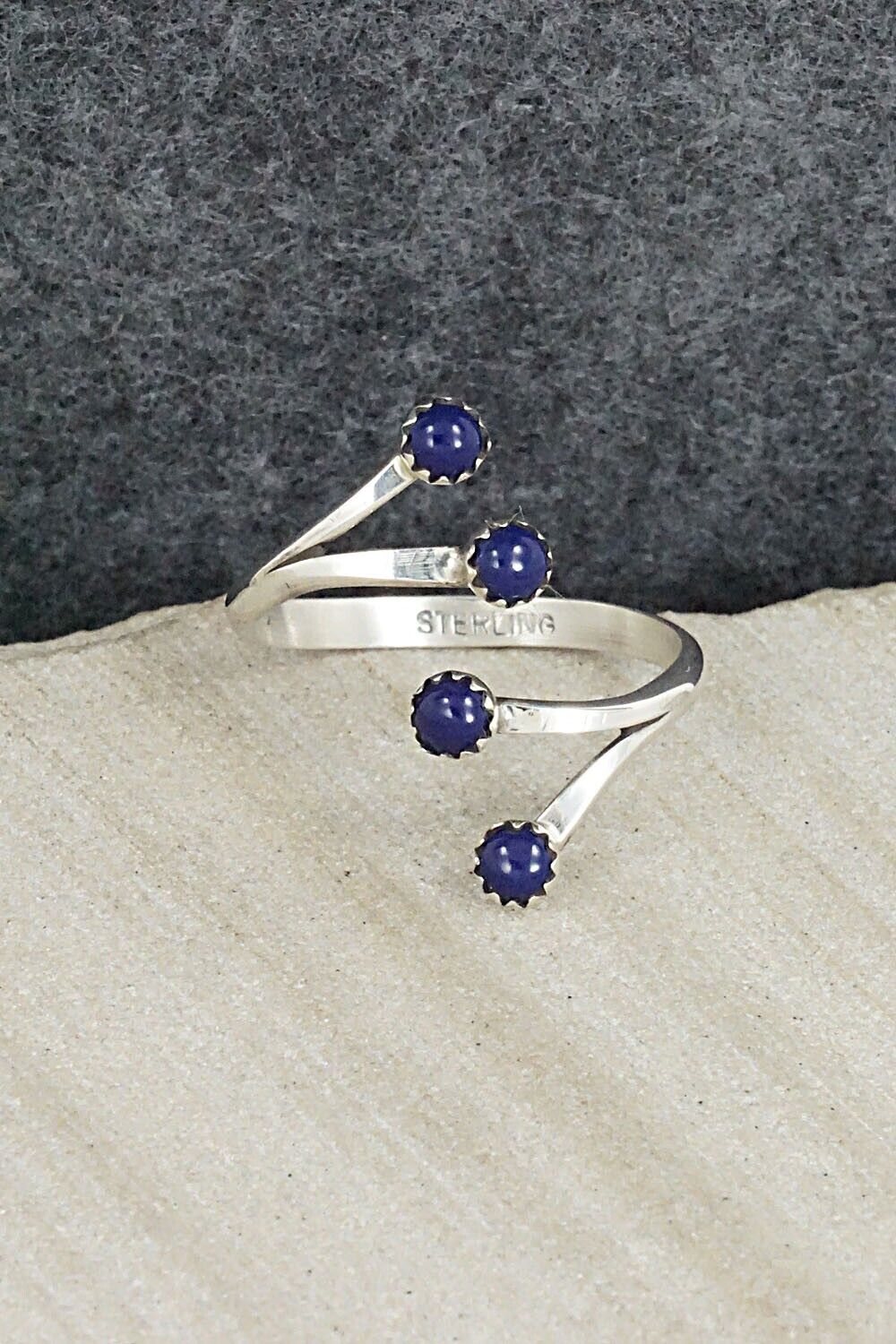 Lapis & Sterling Silver Ring - Harris Largo - Size 8.5