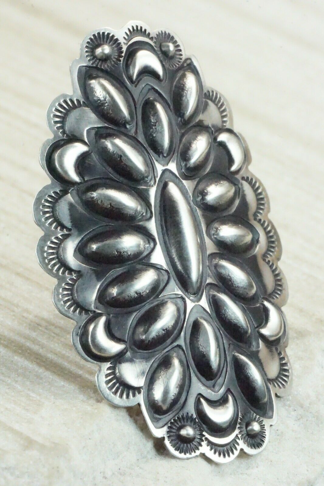 Sterling Silver Ring - Leander Tahe - Size 8.25