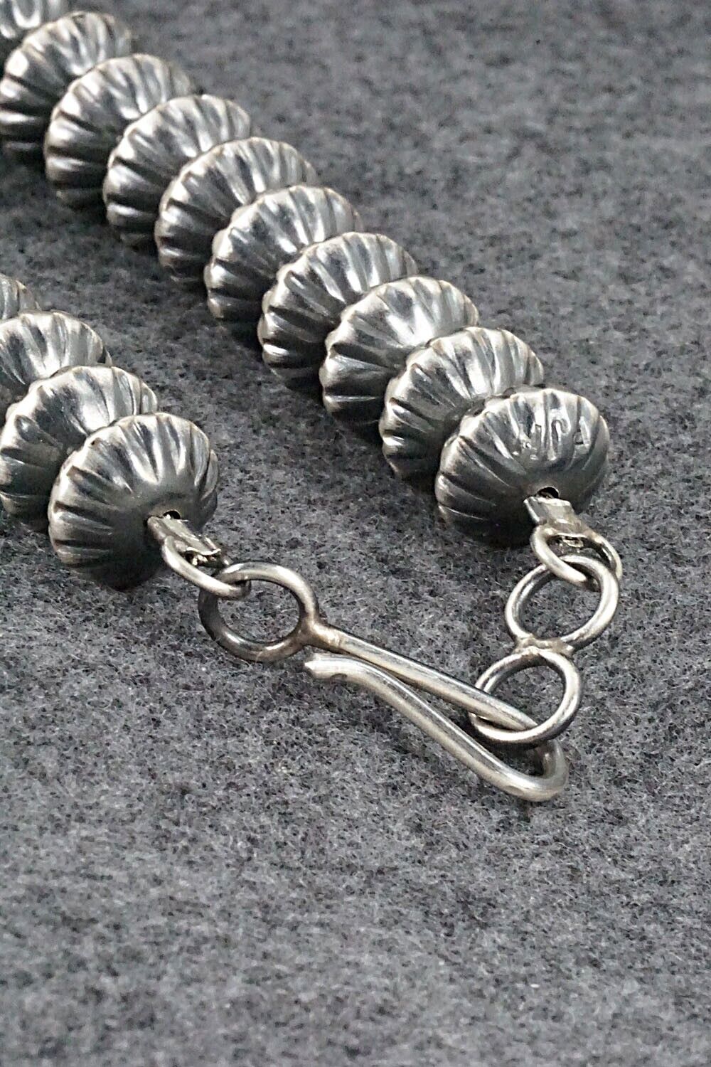 Sterling Silver Navajo Pearl Necklace - Preston Haley