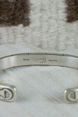 Navajo Sterling Silver Bracelet - Calvin Martinez - High Lonesome Trading