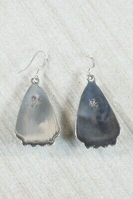 Navajo Turquoise & Sterling Silver Earrings - Sharon McCarthy - High Lonesome Trading
