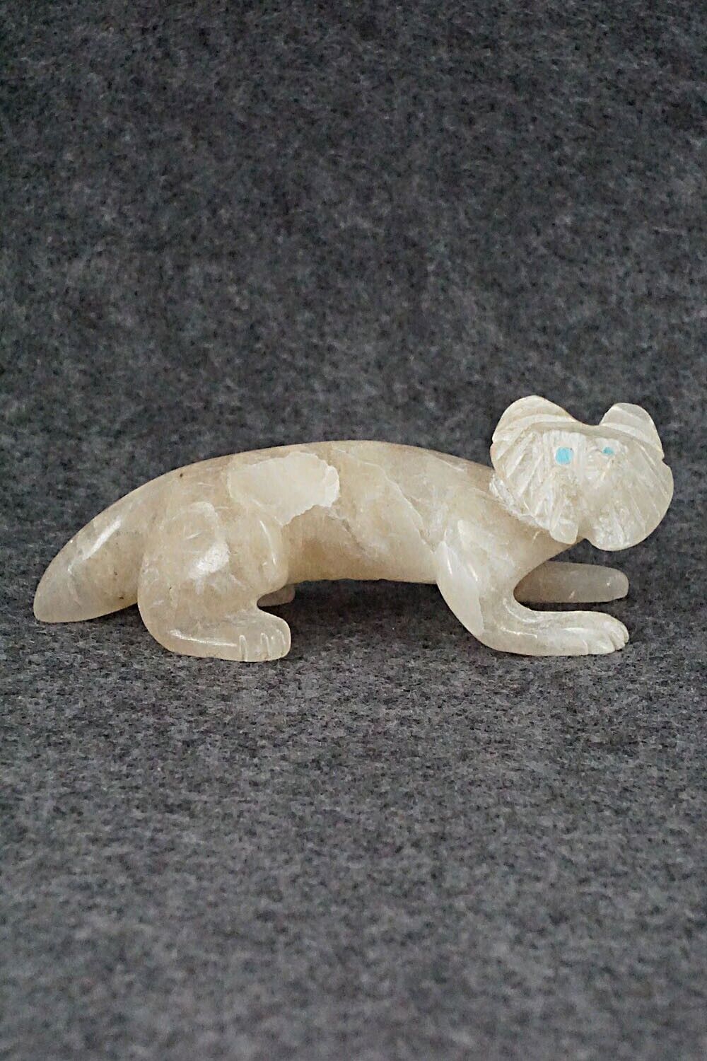 Bobcat Zuni Fetish Carving - Cody Cheama