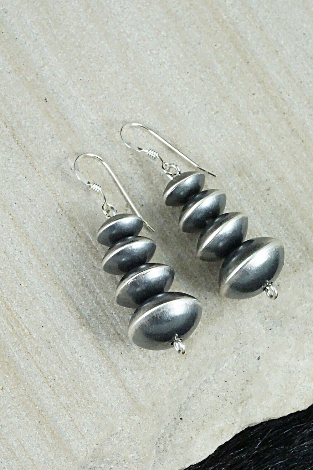 Navajo Pearl Sterling Silver Necklace Set - Preston Haley
