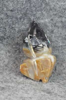 Frog Zuni Fetish Carving - Todd Lowsayatee