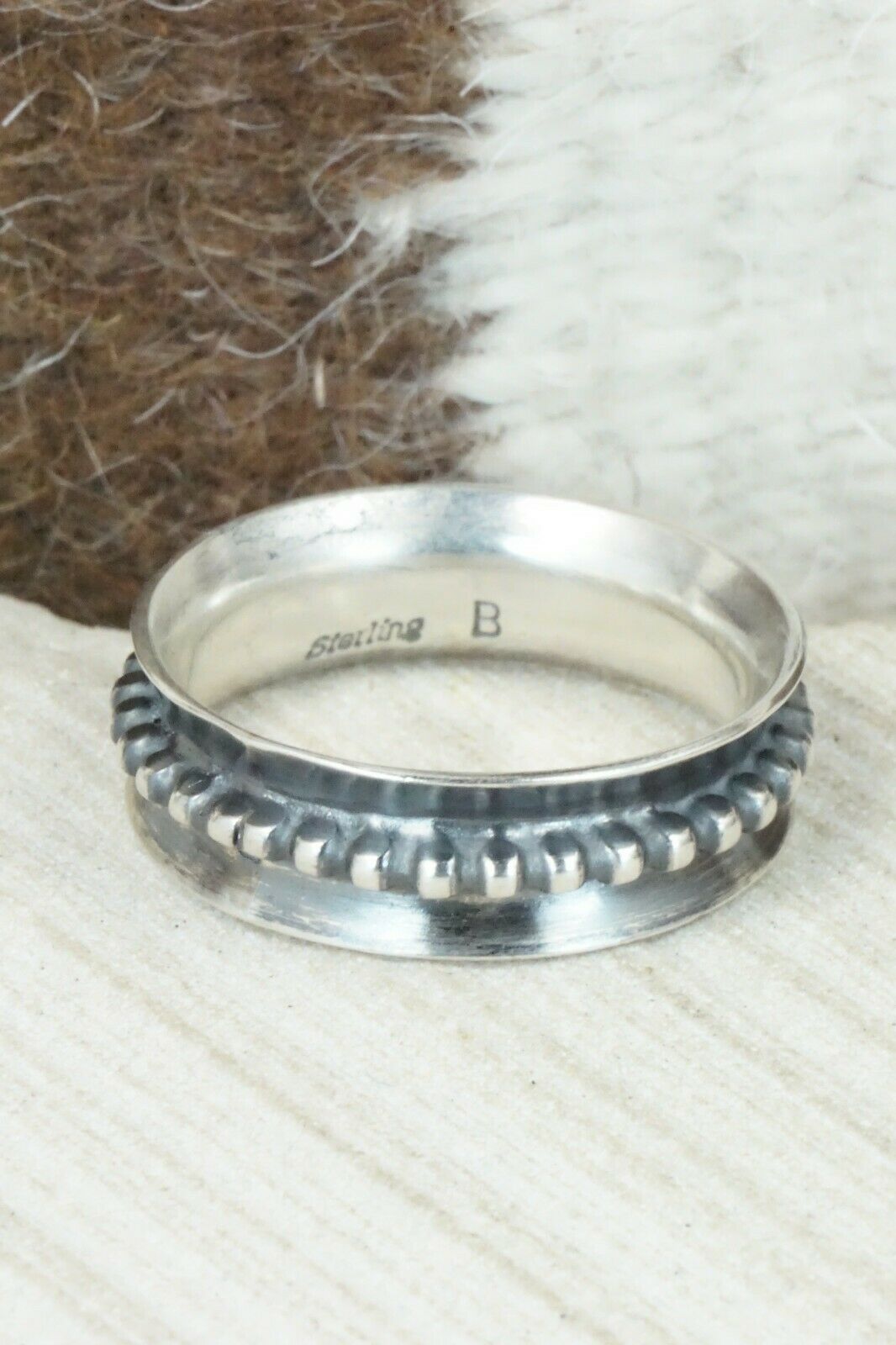 Sterling Silver Ring - Navajo - Size 15.25