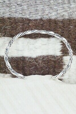 Navajo Sterling Silver Bracelet - Elaine Tahe