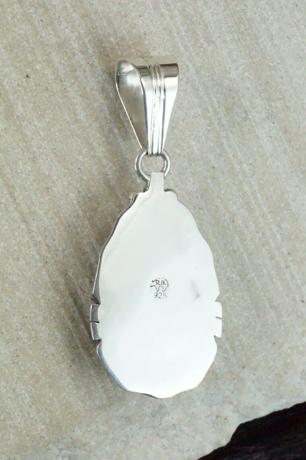 Lapis & Sterling Silver Pendant - Samuel Yellowhair
