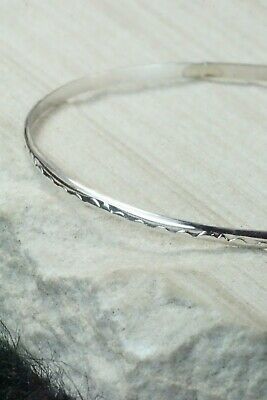 Sterling Silver Bangle - Elaine Tahe