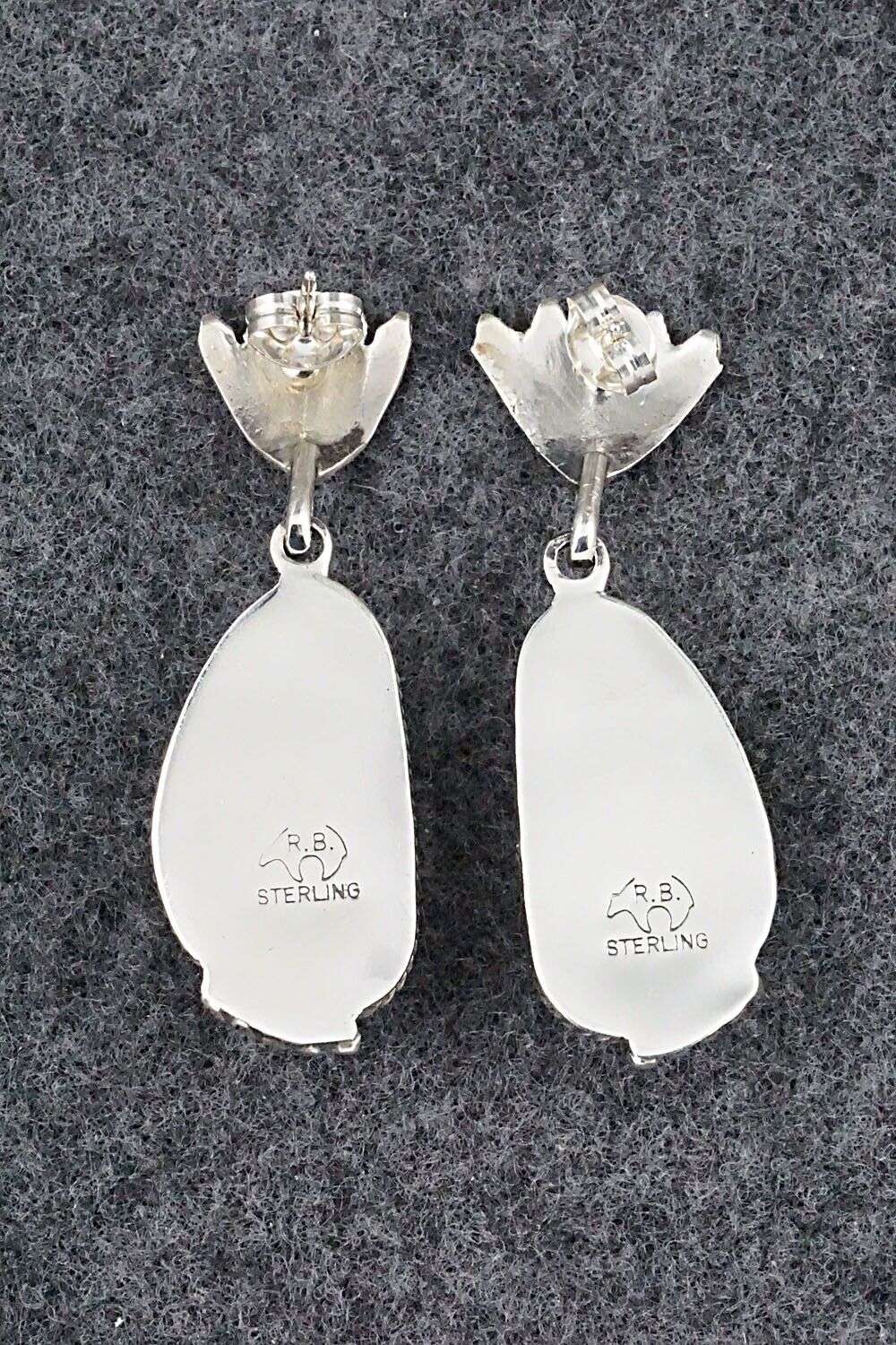 Turquoise and Sterling Silver Earrings - Sharon McCarthy