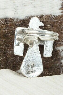 Turquoise & Sterling Silver Ring - Delbert Arviso - Size 7.5