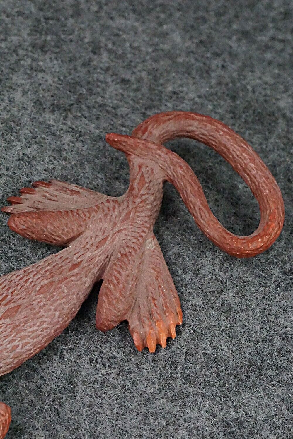 Lizard Zuni Fetish Carving - Travis Lasiloo