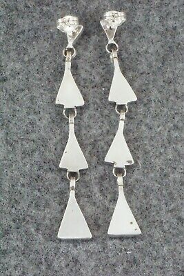 Turquoise & Sterling Silver Earrings - Priscilla Lonjose