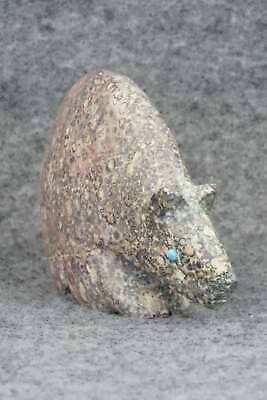 Bear Zuni Fetish Carving - Ronnie Lunasee