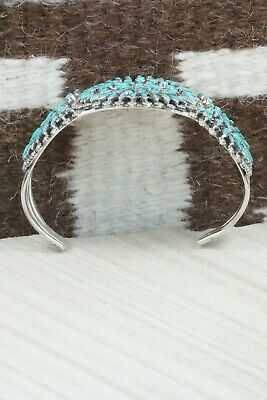 Turquoise & Sterling Silver Bracelet - Merlinda Chavez