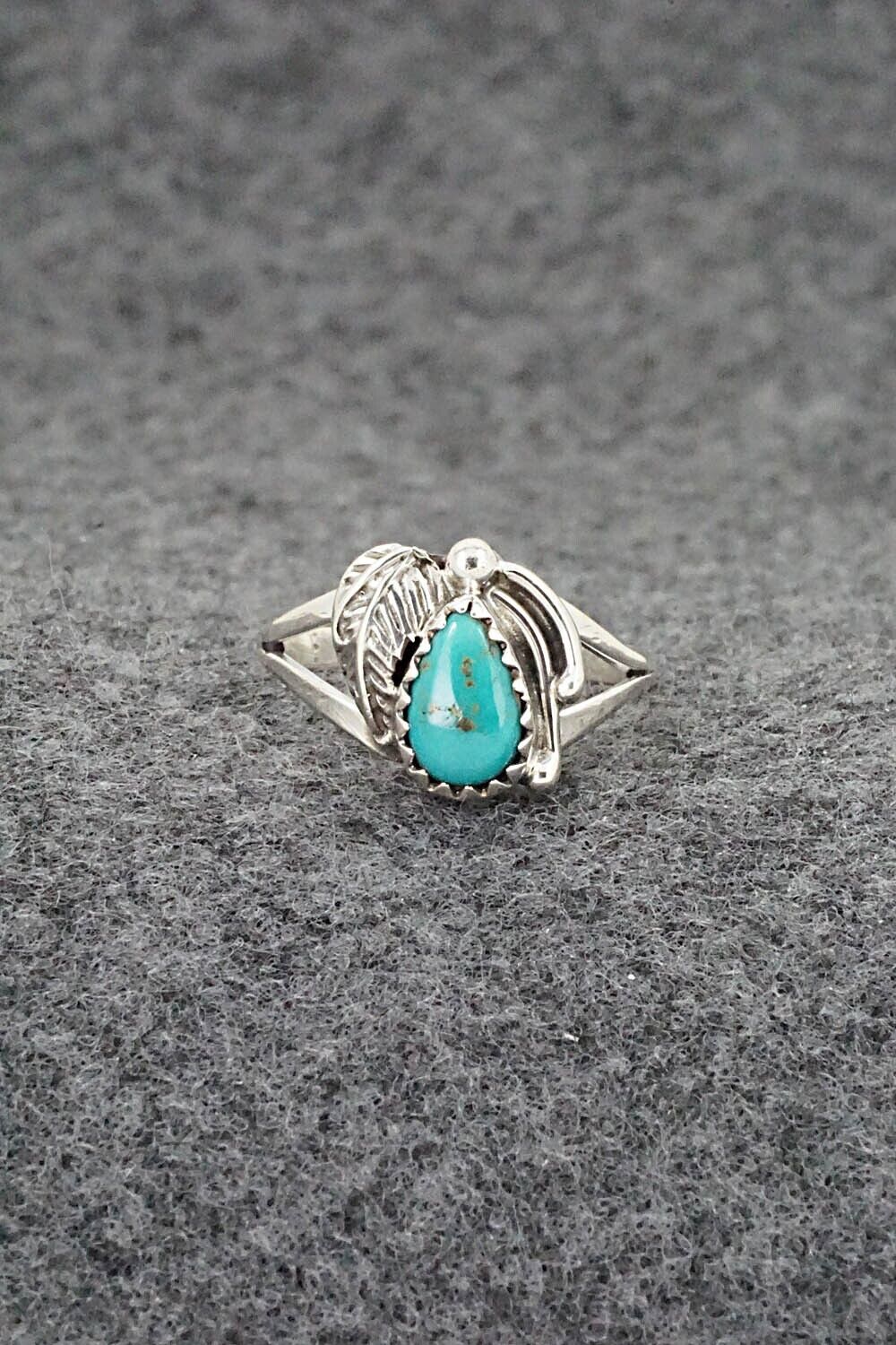 Turquoise & Sterling Silver Ring - Letricia Largo - Size 5.5
