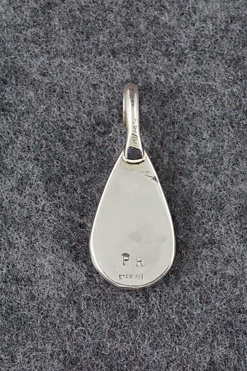 Coral & Sterling Silver Pendant - Priscilla Reeder